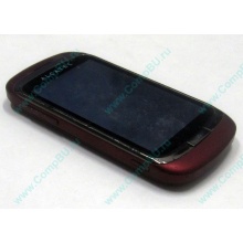 Красно-розовый телефон Alcatel One Touch 818 (Муром)