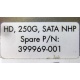HP HD 250G SATA NLP Spare P/N 399699-001 (Муром)