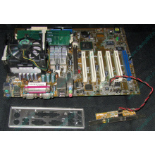 Материнская плата Asus P4PE (FireWire) с процессором Intel Pentium-4 2.4GHz s.478 и памятью 768Mb DDR1 Б/У (Муром)
