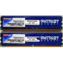 Память 1Gb (2x512Mb) DDR2 Patriot PSD251253381H pc4200 533MHz (Муром)