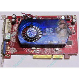 Б/У видеокарта 512Mb DDR2 ATI Radeon HD2600 PRO AGP Sapphire (Муром)
